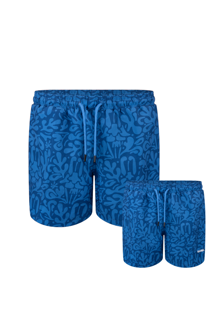 Splash Blue Father & Son Swim Trunks