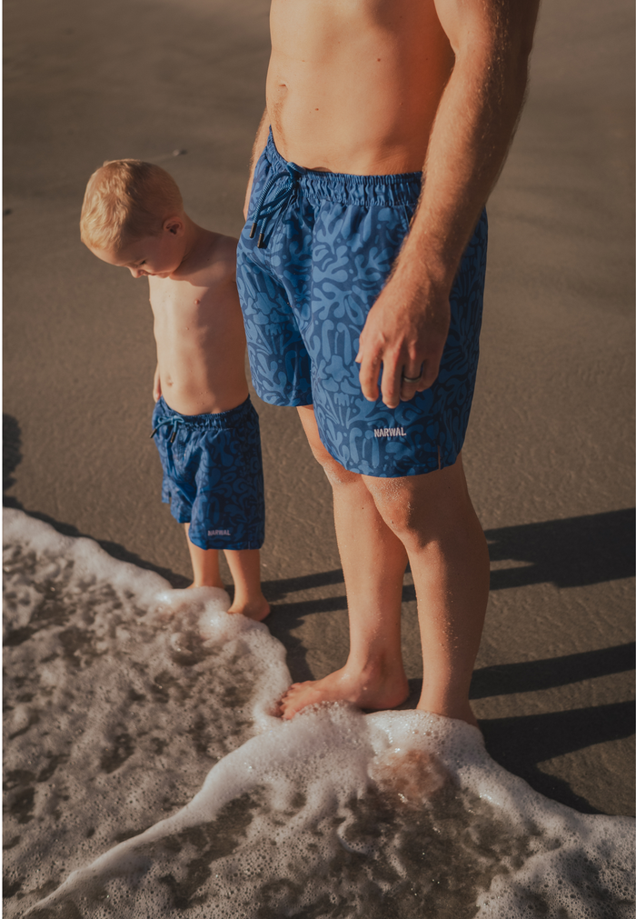Splash Blue Father & Son Swim Trunks