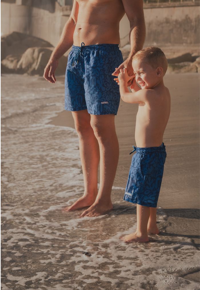 Splash Blue Father & Son Swim Trunks