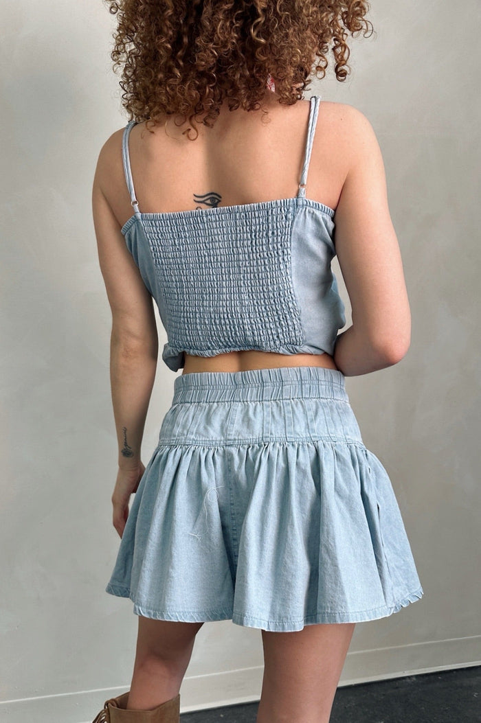 Spur Of The Moment Pleated Skirt