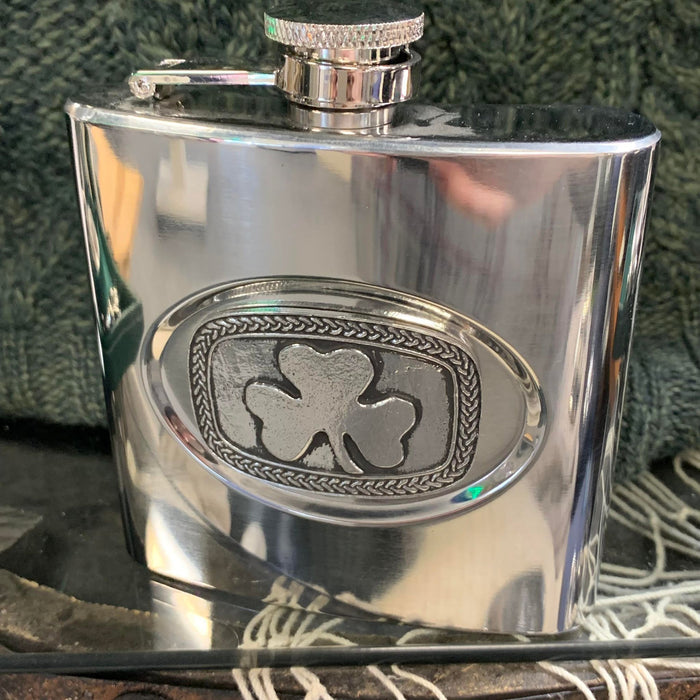 Stainless Steel Flask - Shamrock