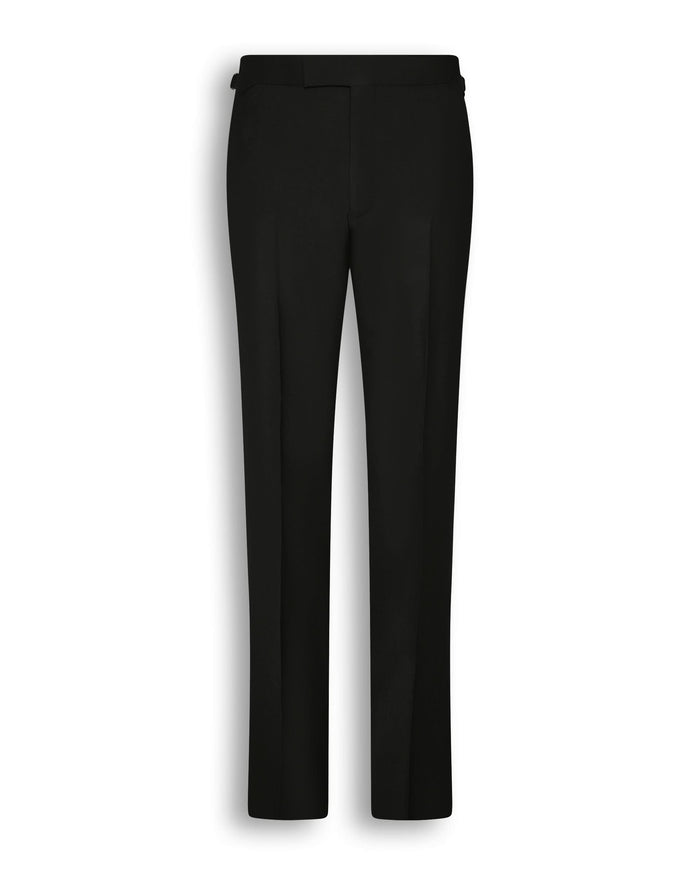 Stark Virgin Wool Twill Suit Black