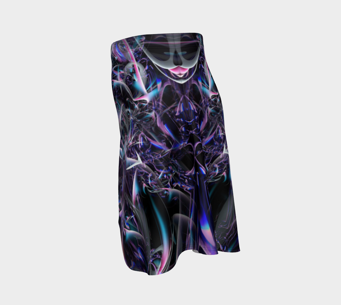 Starlight High Waist Flare Skirt