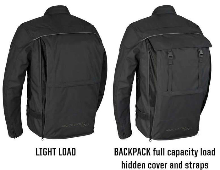 Stealthpack Jacket Black: Description
The patent pending StealthPack Jacket by Scorpion EXO