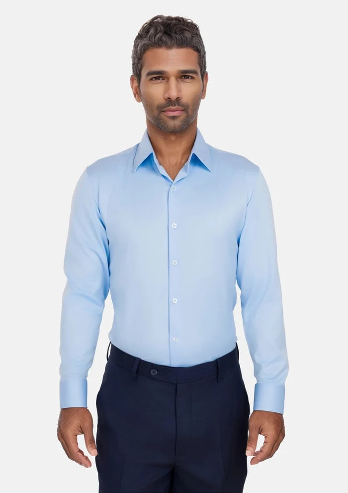 Blue Ultrasoft Bamboo Shirt - SARTORO