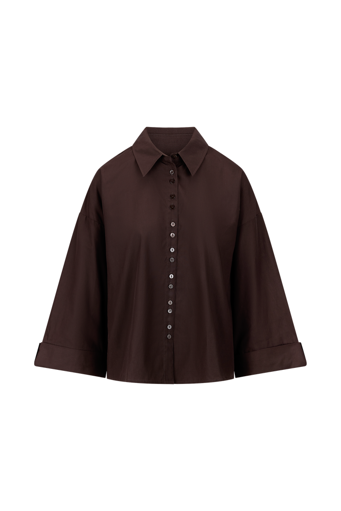 Urban Pioneers Female Stephanie Shirt SHIRT BLACK COFFEE