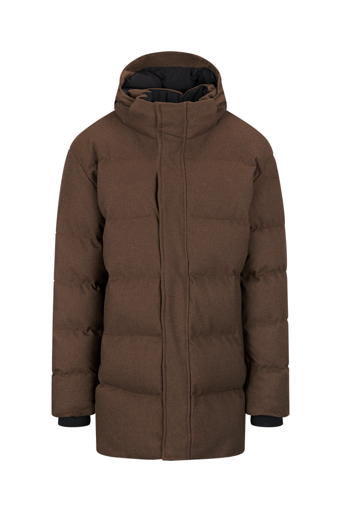 Urban Pioneers Male Sterling Padded Parka JACKET MID BROWN