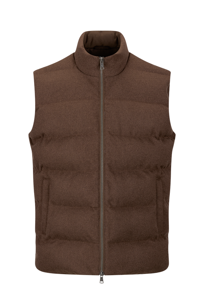 Urban Pioneers Male Sterling Padded Vest VEST MID BROWN