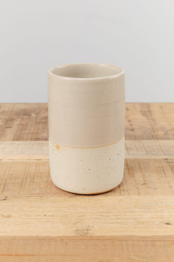 Kati Von Lehman Home CoffeeTea Stoneware Tumbler in Shino Shino / 16 oz