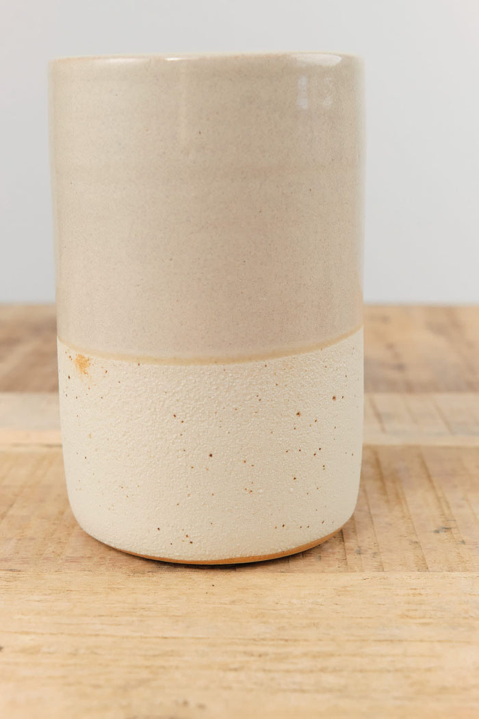 Kati Von Lehman Home CoffeeTea Stoneware Tumbler in Shino Shino / 16 oz