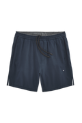 True Navy | Front view of Stratus Active Short - Lined in True Navy