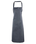 Striped bib apron PR110