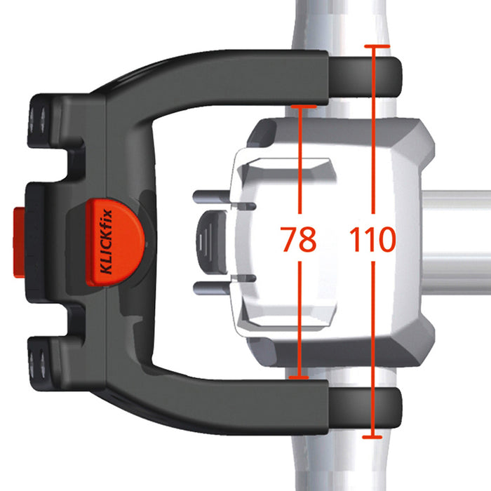 Support guidon KlickFix E-Bike