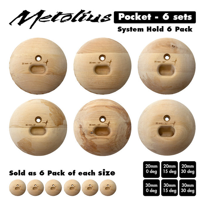 System Holds Pocket 6pk