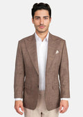 Tawny Brown Hopsack Jacket