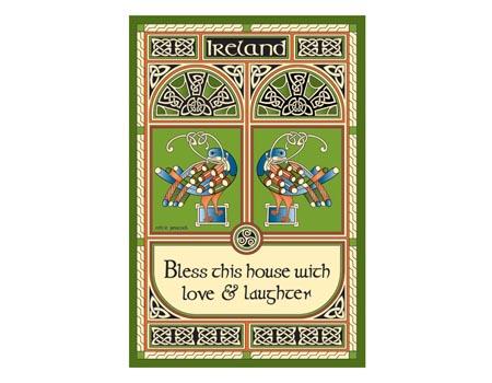 Tea Towel - Celtic Peacock