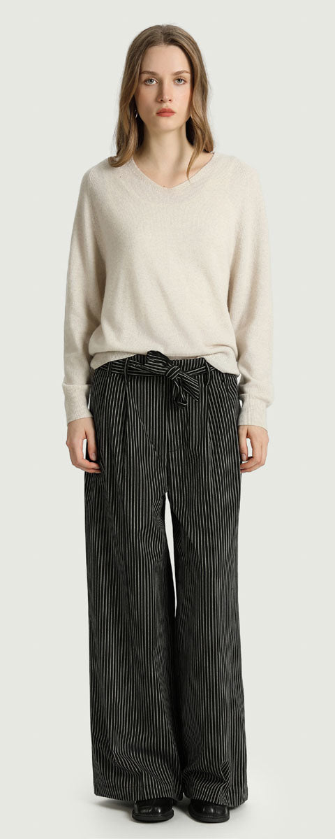 The Korner NILO Wool/Cashmere Sweater in Cream