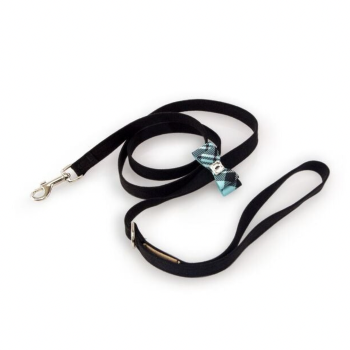 Tiffi Plaid Big Bow Leash