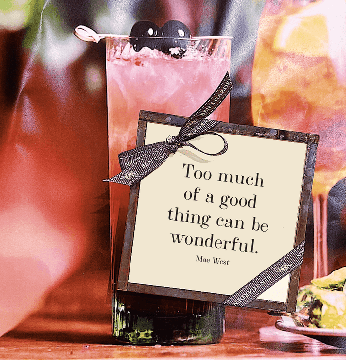 Too Much Of A Good Thing Copper & Glass Coasters, Set of 4 - Ben's Garden