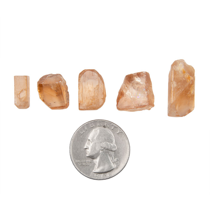 Topaz, Champagne - Small Crystals