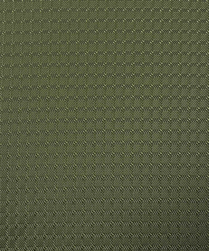 Gramicci olive colored Gramicci Tote Pack bag fabric swatch.