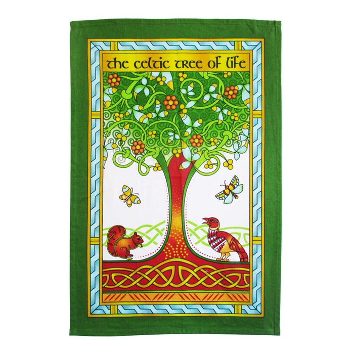 Tree of Life Pot Holder & Tea Towel