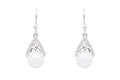 Trinity CZ Pearl Earrings