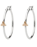 Trinity Hoop Earrings