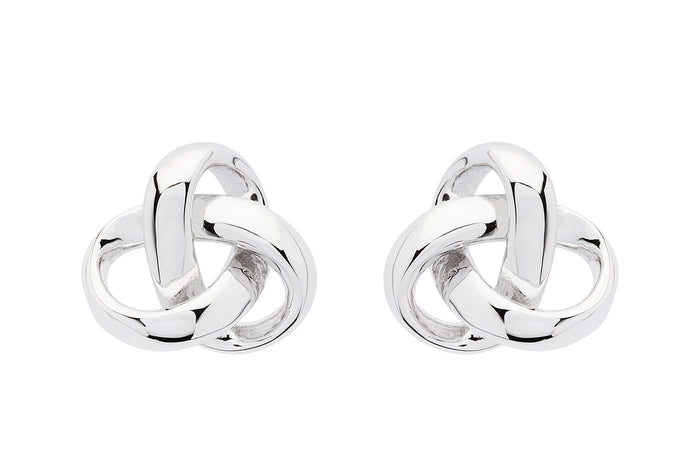 Trinity Knot Stud Earrings