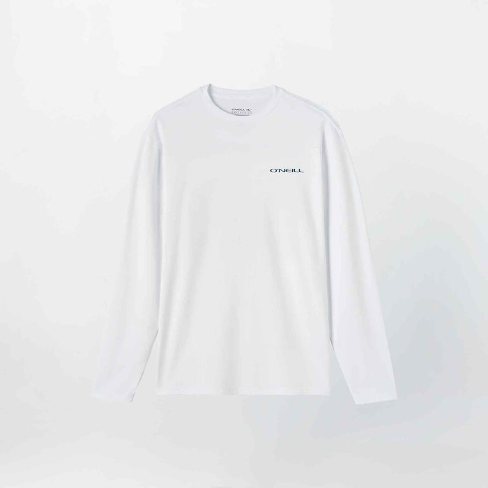TRVLR Tides Long Sleeve UPF Tee - White