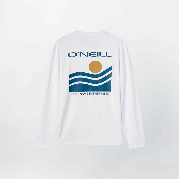 TRVLR Tides Long Sleeve UPF Tee - White