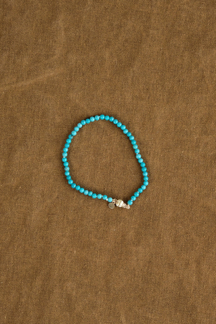 Beatrice Valenzuela Jewelry Bracelets Turquoise Bracelet Turquoise / 7" Chain