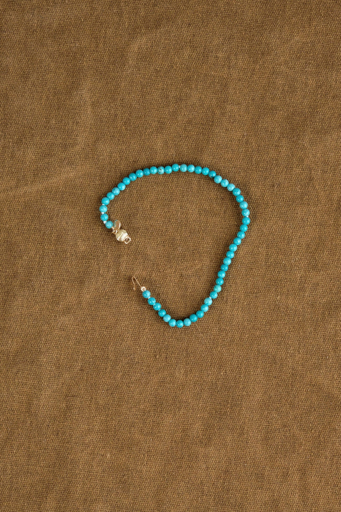 Beatrice Valenzuela Jewelry Bracelets Turquoise Bracelet Turquoise / 7" Chain