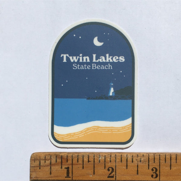Twin Lakes State Beach Sticker