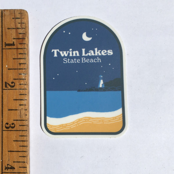 Twin Lakes State Beach Sticker
