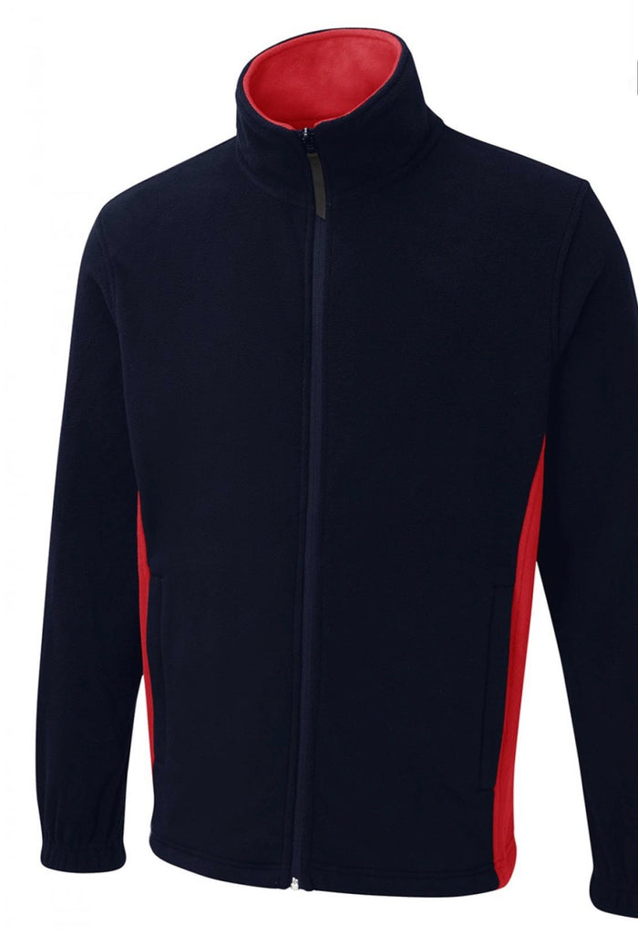 Two Tone Full Zip Fleece