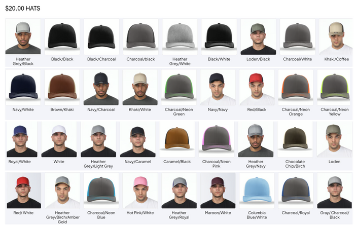 UFM Richardson 112 Hats