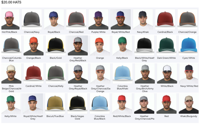 UFM Richardson 112 Hats