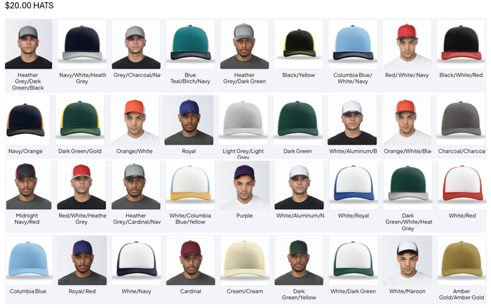 UFM Richardson 112 Hats
