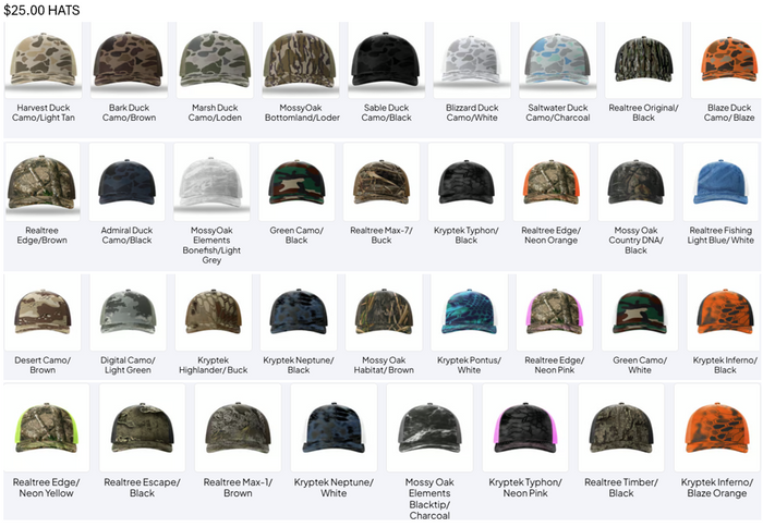 UFM Richardson 112 Hats