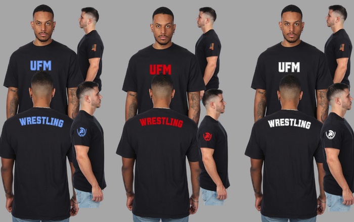 UFM Wrestling T-Shirt - Sleeve Logo