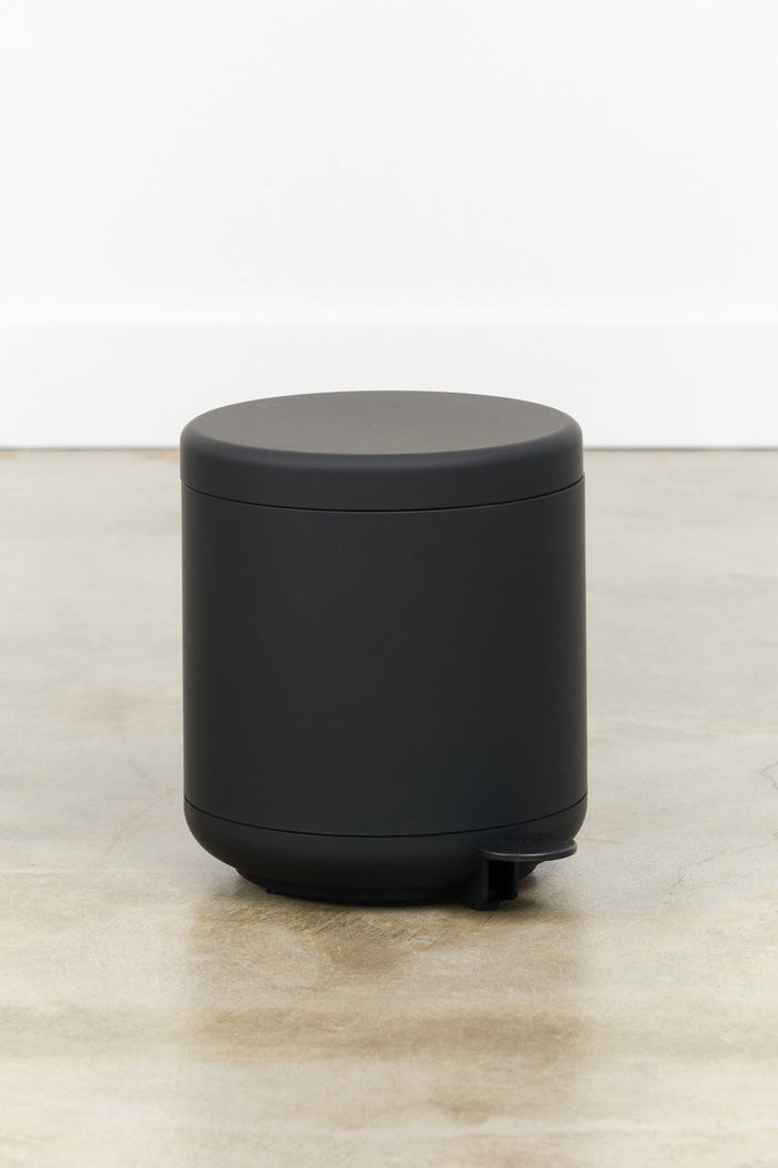 Zone Denmark Home Bath Accessories UME Pedal Bin Black / 7.7" D X 8.6" H