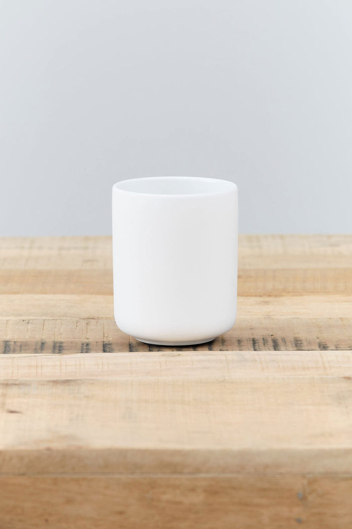 Zone Denmark Home Bath Accessories UME Tooth Brush Mug White / 4" H
