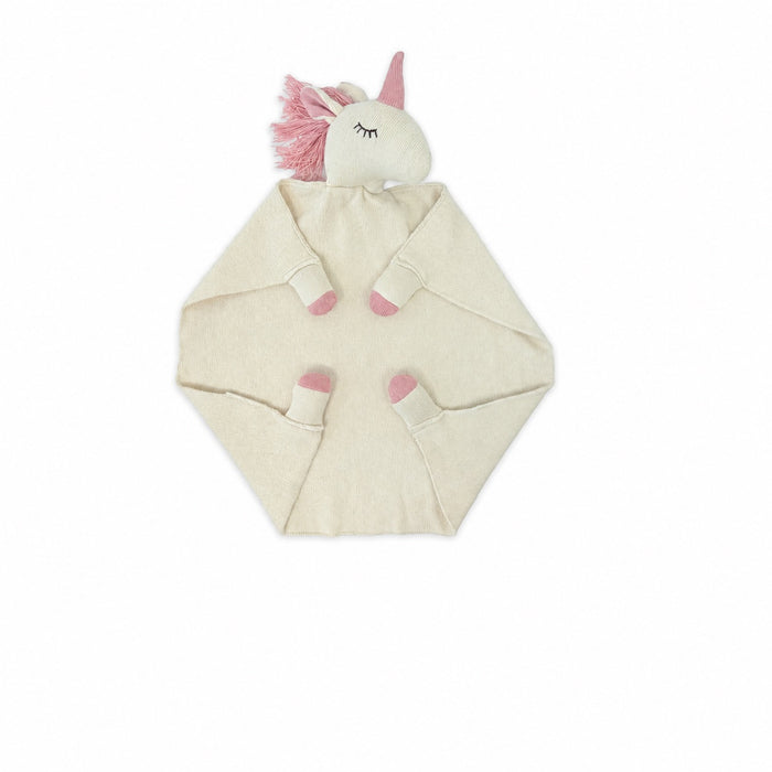 Unicorn - Organic Baby Lovey Security Blanket Cuddle Cloth
