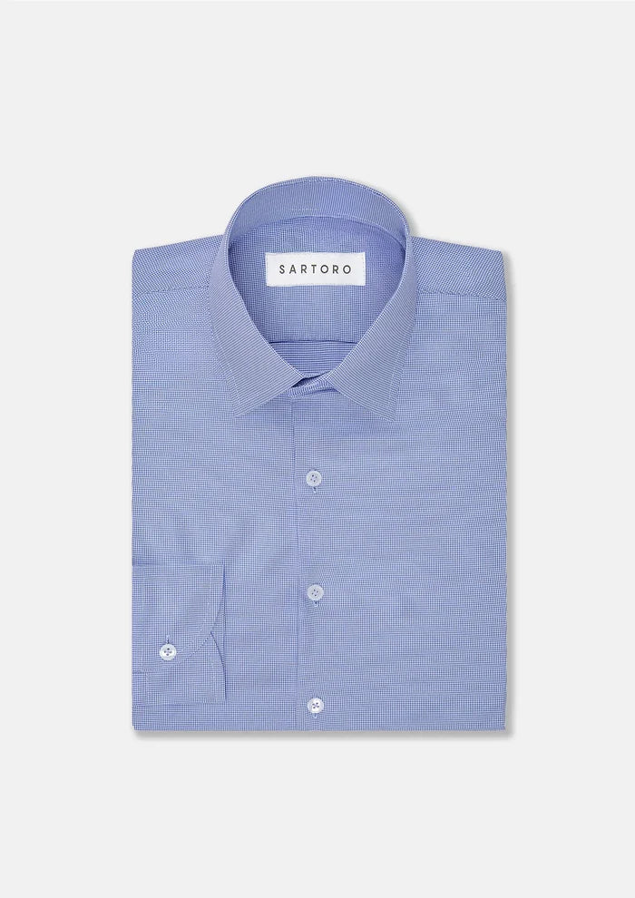 Violet Blue Houndstooth Shirt