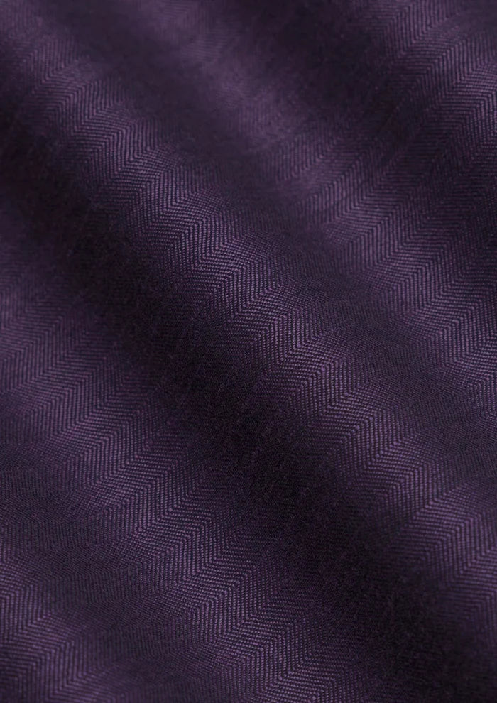 Violet Herringbone Pants - SARTORO