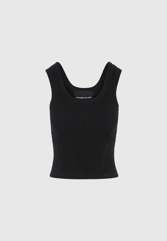 vs001-scoop-neck-ribbed-cotton-vest-black