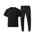 W123 Men's V-Neck and Jogger Scrub Set