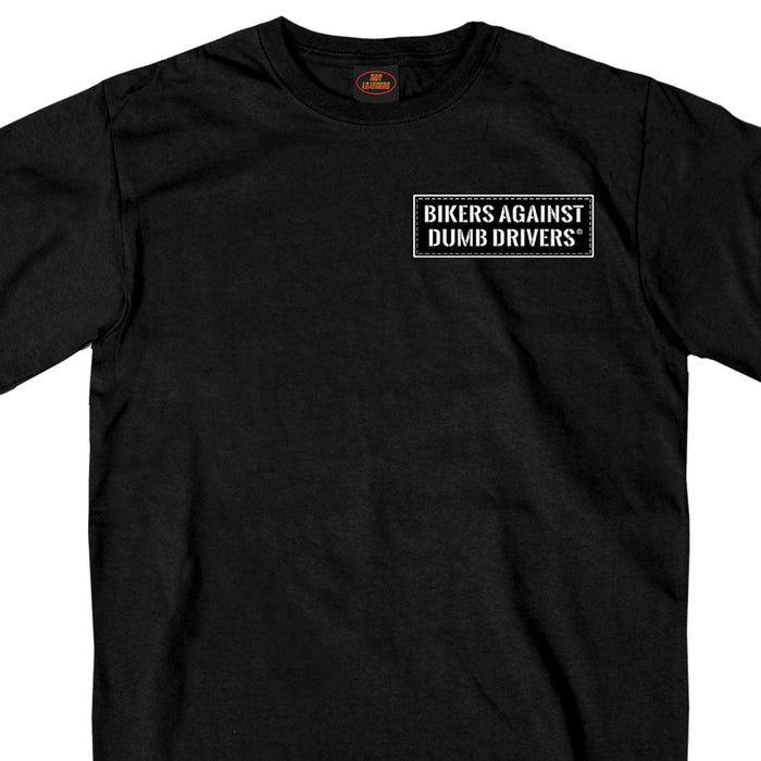 Watch Out Behind Me Shirt: Description
A heavyweight 100% cotton printed t-shirt in the color black with the text "Bikers Aga