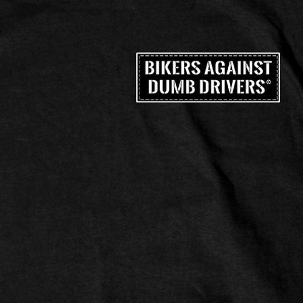Watch Out Behind Me Shirt: Description
A heavyweight 100% cotton printed t-shirt in the color black with the text "Bikers Aga